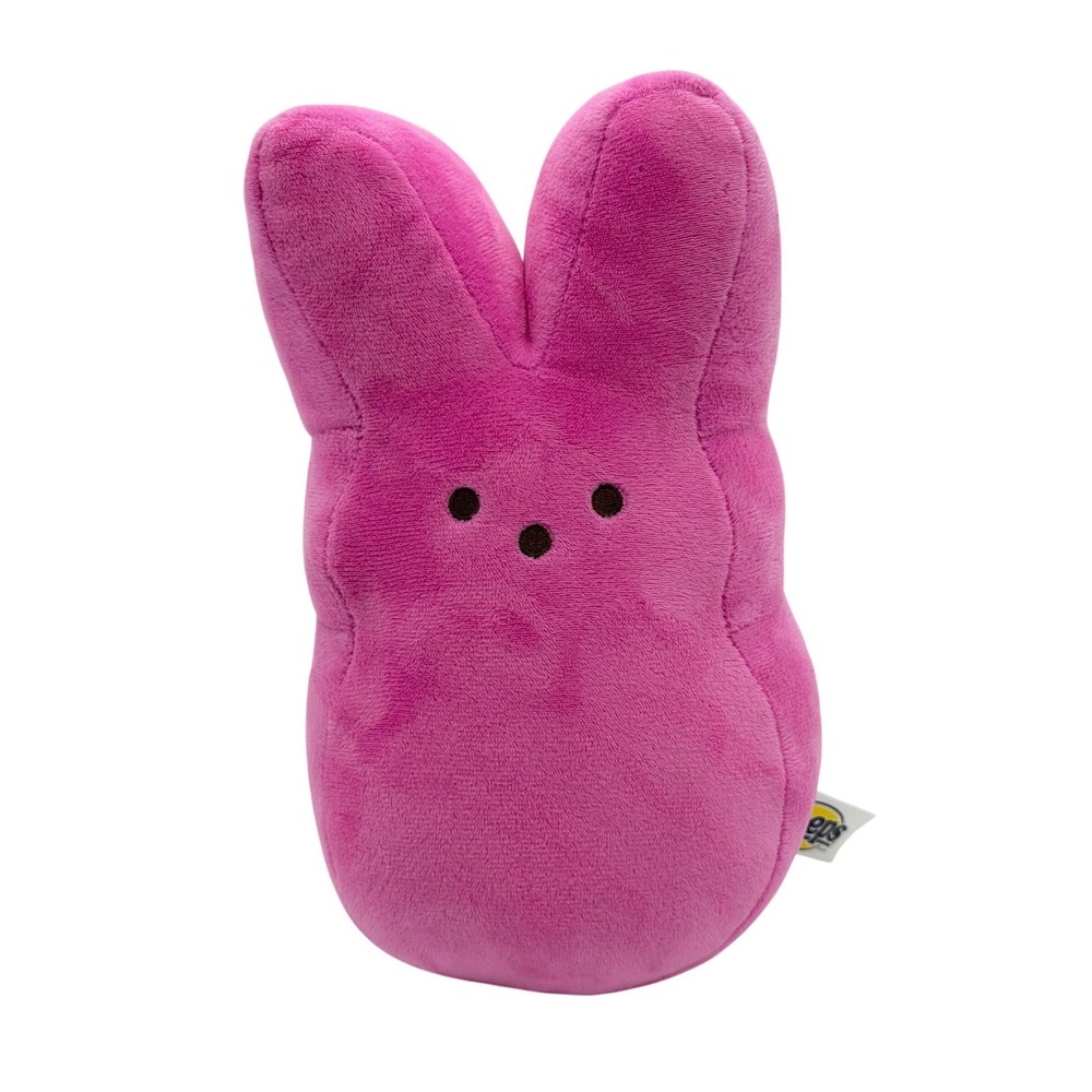 Peeps Pink Bunny 9" Plush Soft Stuffed Animal Easter Candy Marshmallow Toy